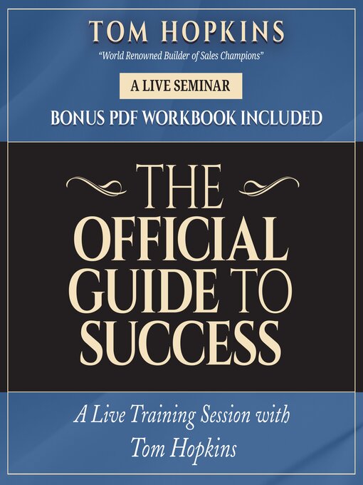 Title details for The Official Guide to Success by Tom Hopkins - Available